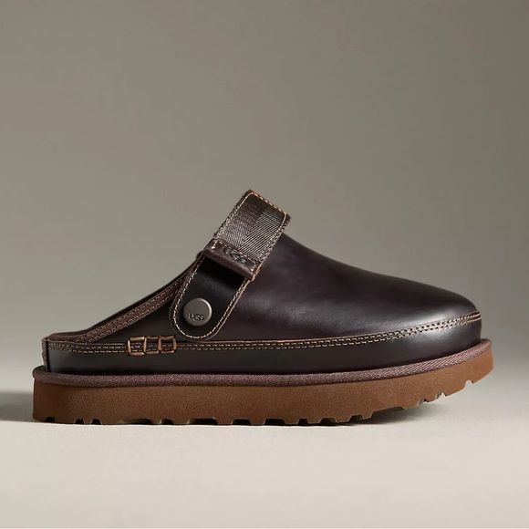 UGG Shoes - UGG® LEATHER GOLDENSTAR SLINGBACK CLOGS